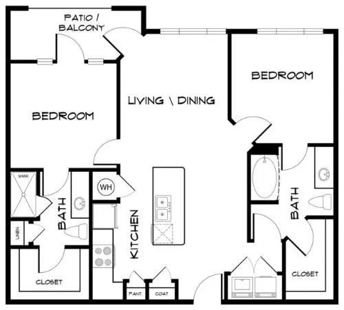 Tower Bay Lofts Lewisville FloorPlan 8
