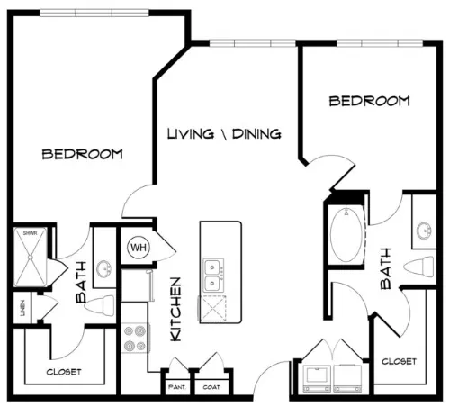 Tower Bay Lofts Lewisville FloorPlan 9