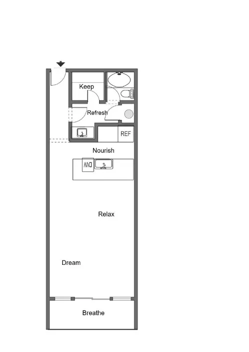 Towne Square Condos Granbury FloorPlan 1