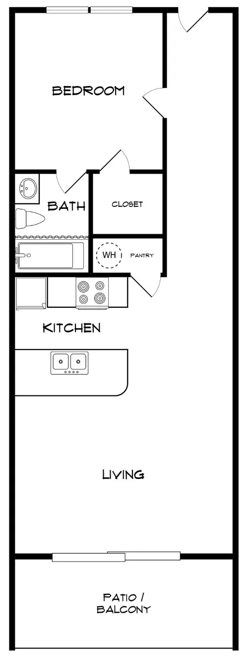 Towne Square Condos Granbury FloorPlan 2