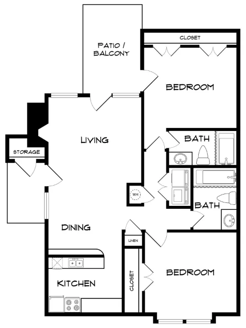Towne Square Condos Granbury FloorPlan 5