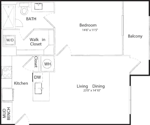 Trailwinds Grapevine Floorplan 1