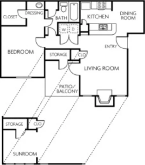 Trinity Apartments Irving FloorPlan 3