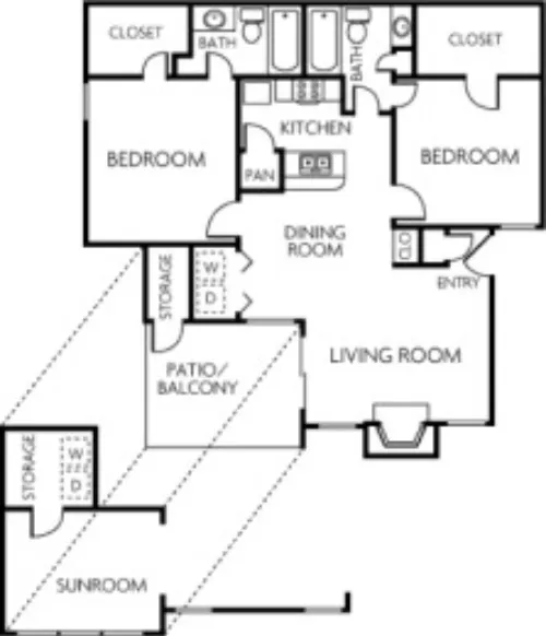 Trinity Apartments Irving FloorPlan 7