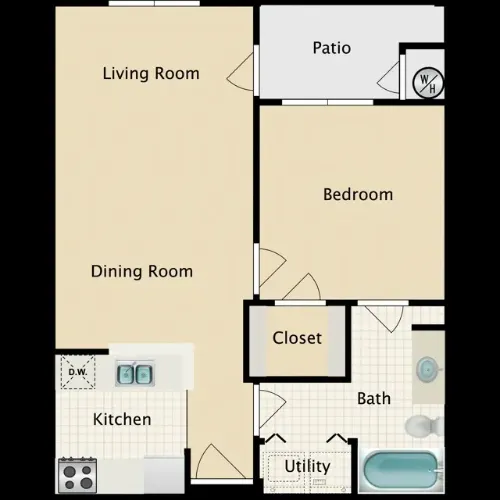 Tuscany at Goldmark Dallas FloorPlan 1