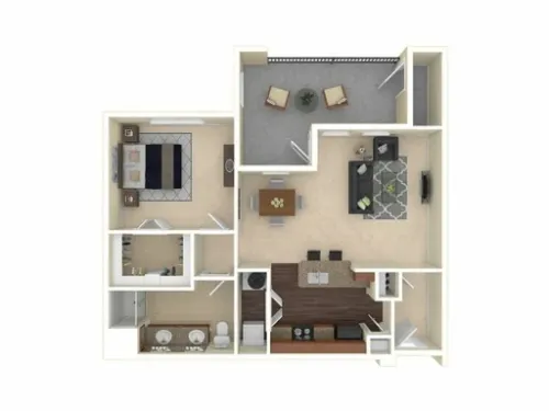Viceroy Apartments Grand Prairie FloorPlan 3