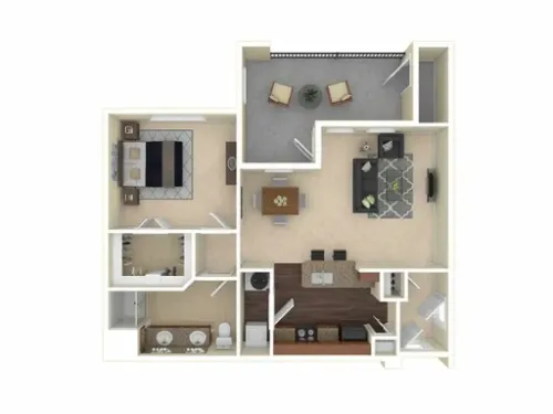 Viceroy Apartments Grand Prairie FloorPlan 4