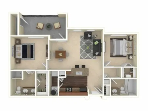 Viceroy Apartments Grand Prairie FloorPlan 8