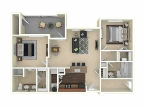 Viceroy Apartments Grand Prairie FloorPlan 9