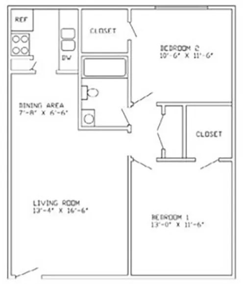 Villa La Paz Apartments Irving FloorPlan 3