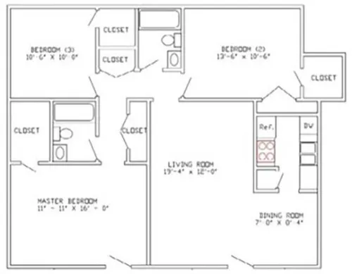 Villa La Paz Apartments Irving FloorPlan 5