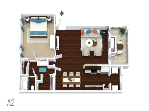 Villas at Waterchase Lewisville FloorPlan 2