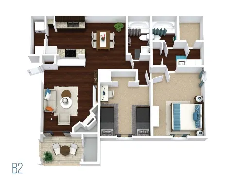 Villas at Waterchase Lewisville FloorPlan 6