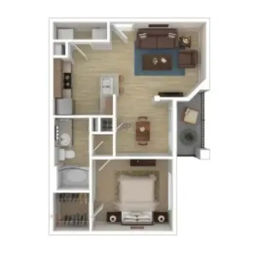 Villas of Vista Ridge Lewisville FloorPlan 1