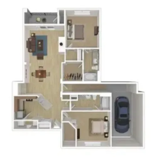 Villas of Vista Ridge Lewisville FloorPlan 13