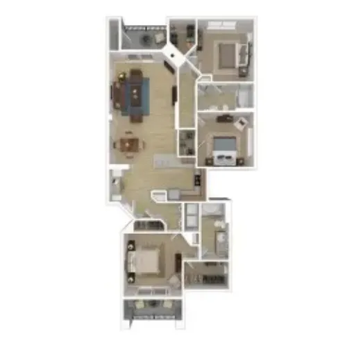 Villas of Vista Ridge Lewisville FloorPlan 17