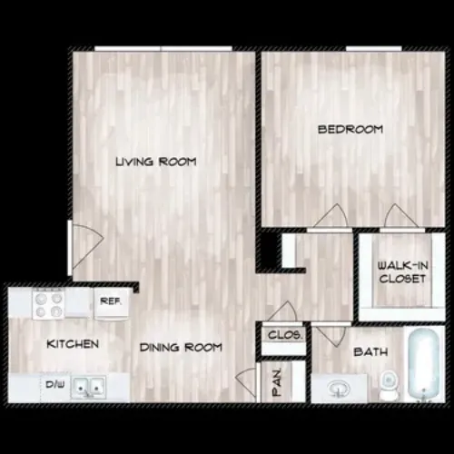 Vista Terraza Grand Prairie Floorplan 1