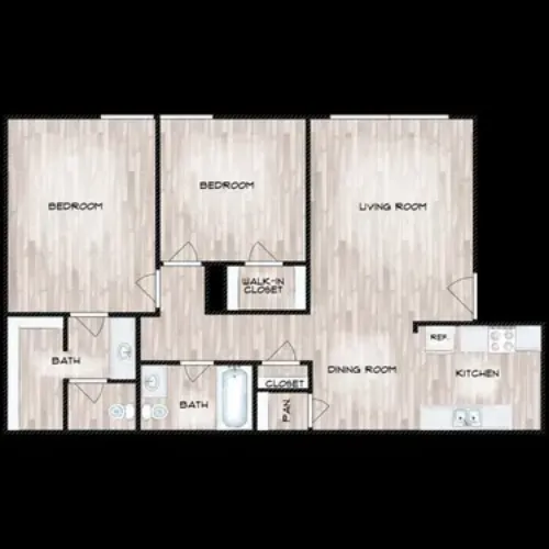 Vista Terraza Grand Prairie Floorplan 2