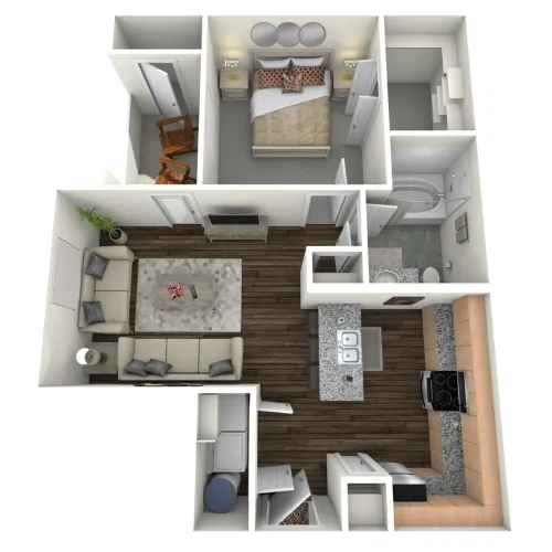 Vue Castle Hills Lewisville FloorPlan 1