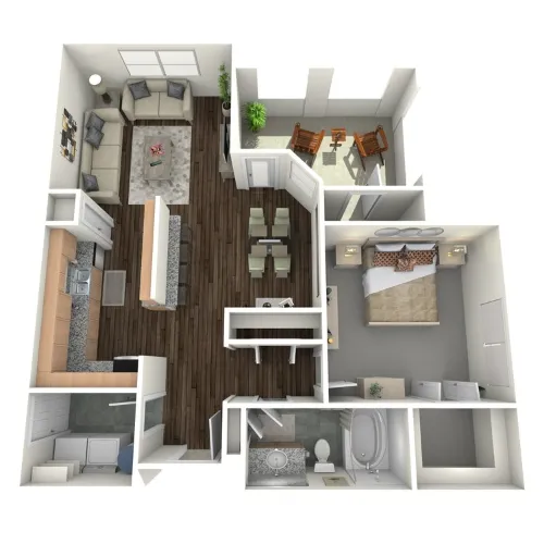 Vue Castle Hills Lewisville FloorPlan 2