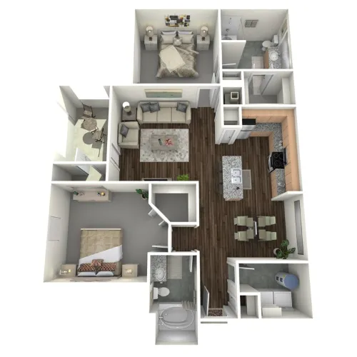 Vue Castle Hills Lewisville FloorPlan 7