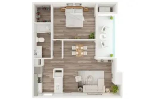 Water Ridge Apartments Irving FloorPlan 1