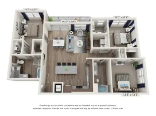 Waters Edge at Mansfield FloorPlan 14