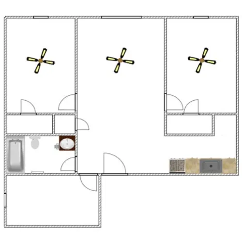 Watertower Villas Irving FloorPlan 6