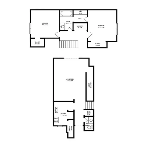 West Creek Villas Dallas FloorPlan 3
