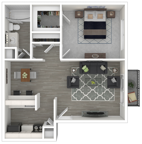 Westgate Apartments Irving Floorplan 2