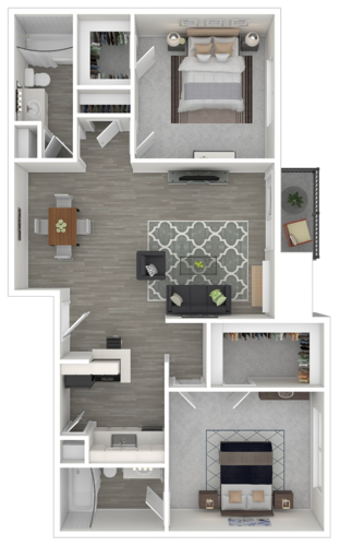 Westgate Apartments Irving Floorplan 4