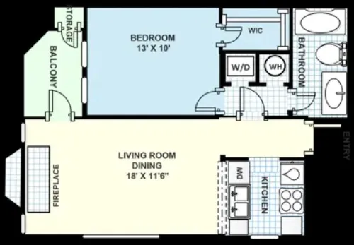Windscape Apartments Grand Prairie FloorPlan 2