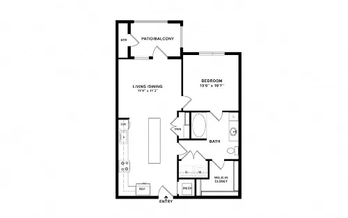Windsor Lakeyard District The Colony FloorPlan 1