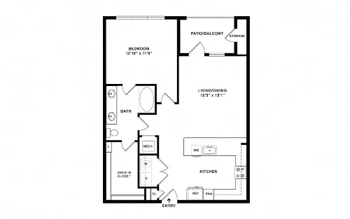 Windsor Lakeyard District The Colony FloorPlan 5