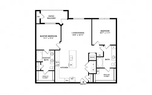 Windsor Lakeyard District The Colony FloorPlan 6