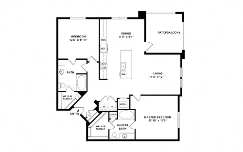 Windsor Lakeyard District The Colony FloorPlan 7