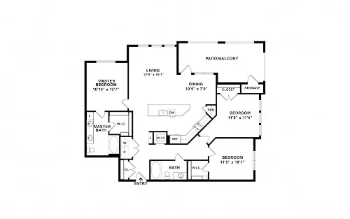 Windsor Lakeyard District The Colony FloorPlan 9