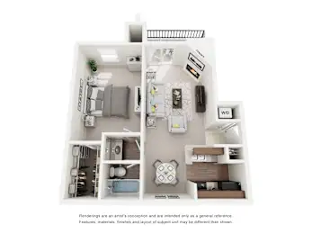 Woodland Hills Irving Floorplan 1