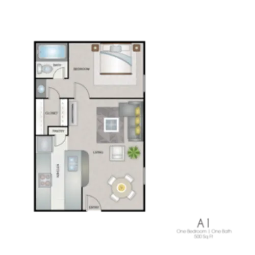 Wythe Apartment Homes Irving Floorplan 4