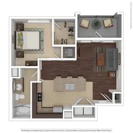 mckinney pointe Floorplan 1