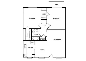 19Twenty Apartments Denton FloorPlan 3