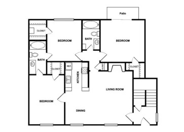 19Twenty Apartments Denton FloorPlan 5