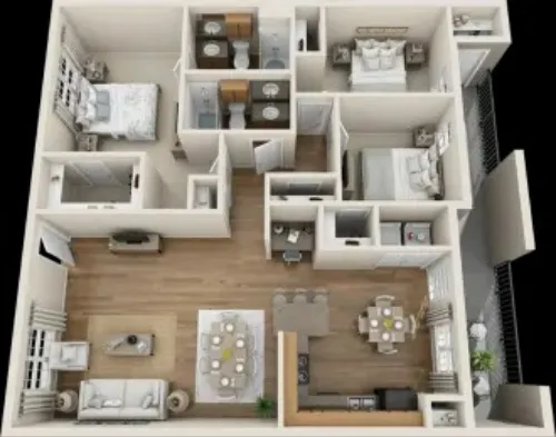 2700 Oak Moor, Arlington, TX 76010, United States FloorPlan 13