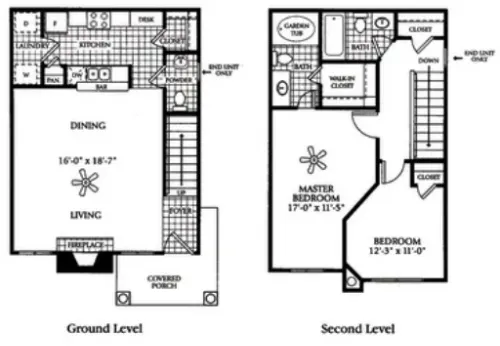 2803 Riverside Apartments Grand Prairie FloorPlan 9