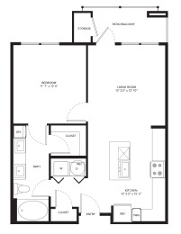 35 West at Champions Circle Apartments Fort Worth FloorPlan 2