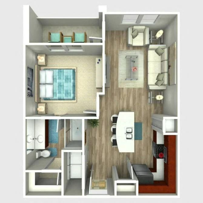 404 Border Arlington FloorPlan 1