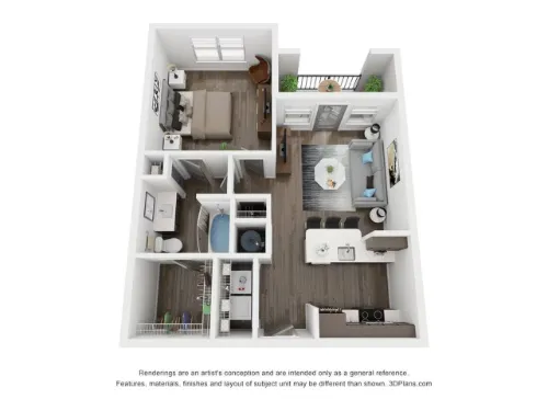 Alleia at Presidio Fort Worth Floorplan 1