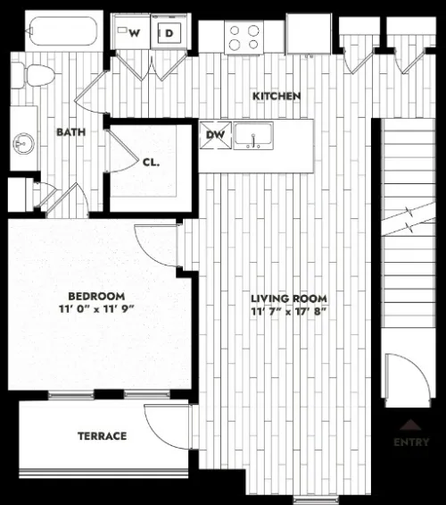 Alta Marine Creek Fort Worth FloorPlan 1