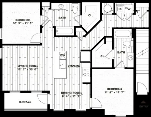 Alta Marine Creek Fort Worth FloorPlan 4
