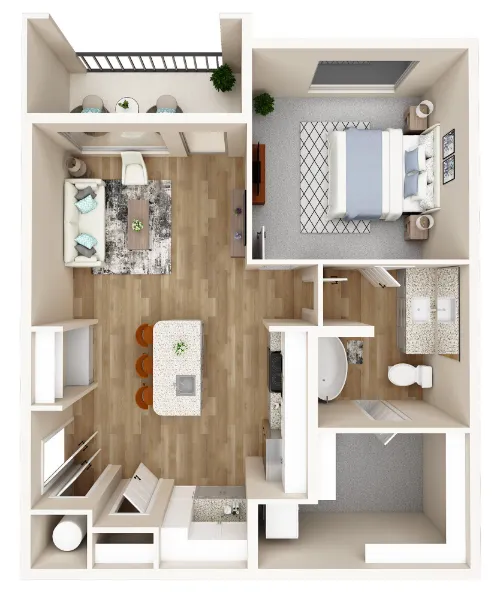 Ascend at Chisholm Trail Fort Worth Floorplan 2